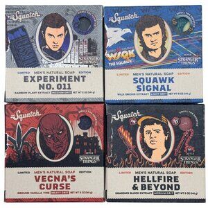 Dr. Squatch x Stranger Things Men’s Natural Soap Set